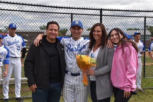 Senior Athlete and Family